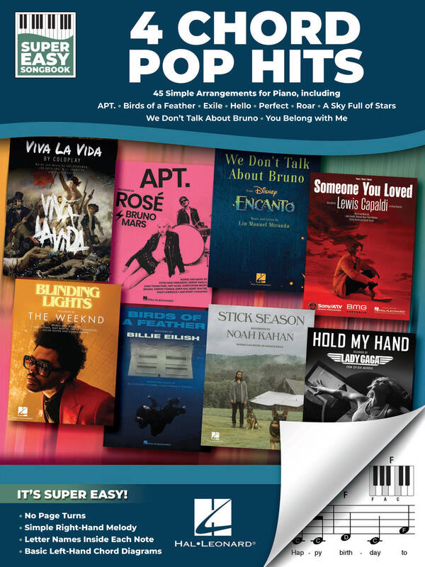 4-chord Pop Hits - Super Easy Songbook 