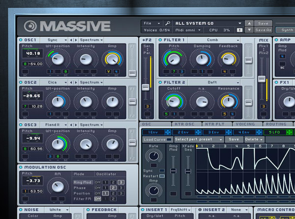 description of massive native instruments