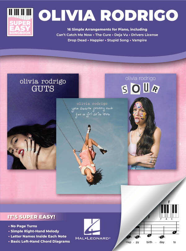Olivia Rodrigo - Super Easy Songbook