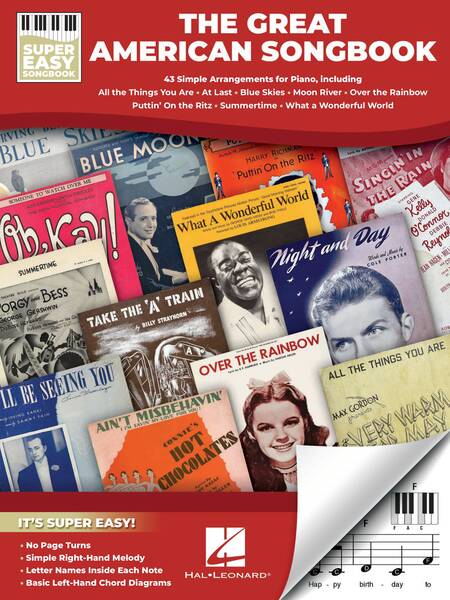 THE GREAT AMERICAN SONGBOOK - SUPER EASY SONGBOOK